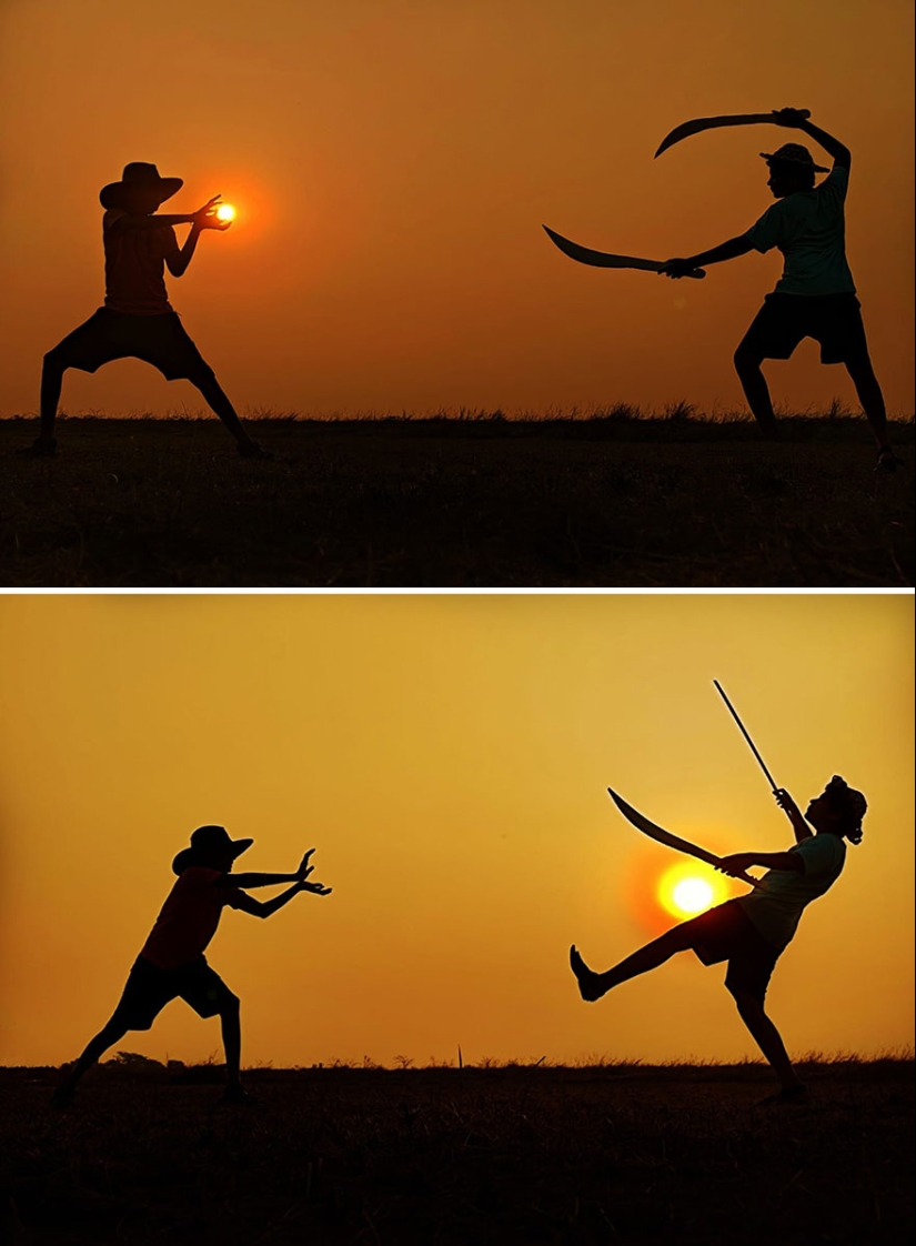 Historias de puestas de sol: 17 fotografías de siluetas de personas, plantas e insectos tomadas por este fotógrafo