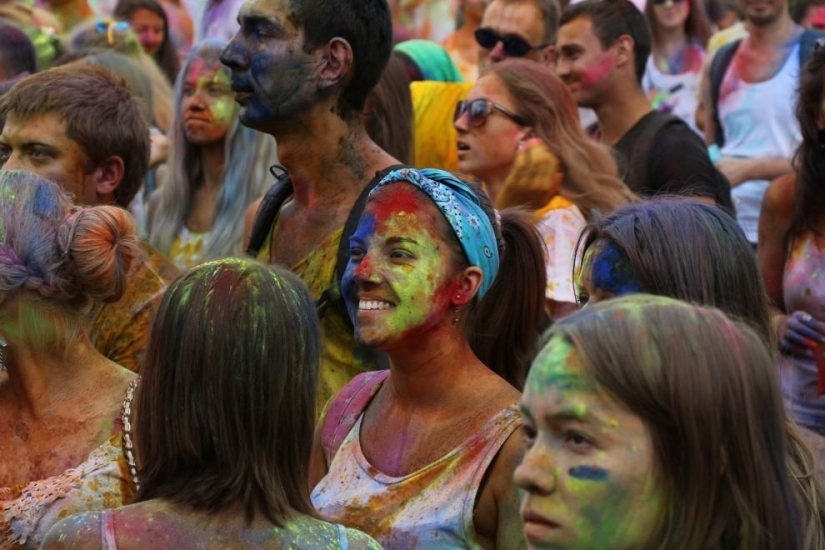 Holi en Kiev