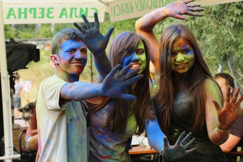 Holi en Kiev