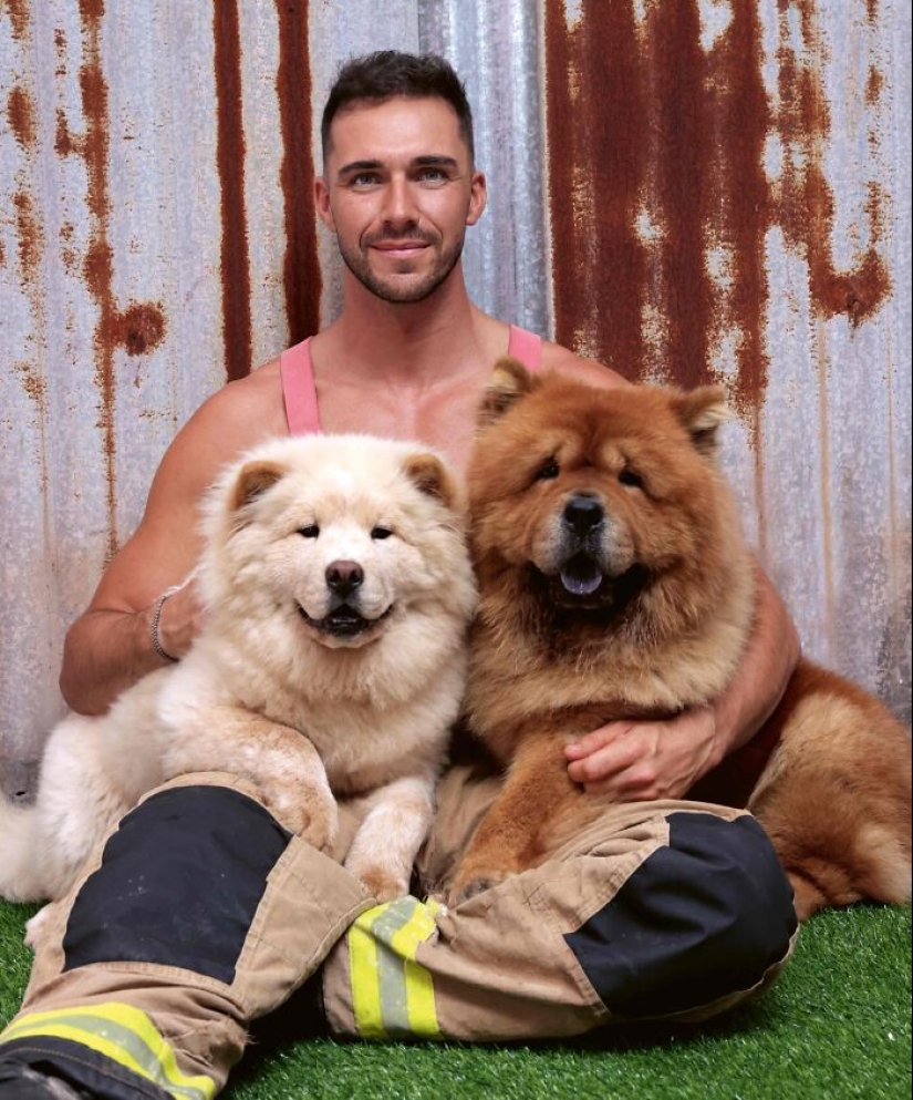 Hot photos from the Australian firefighters' calendar for 2024