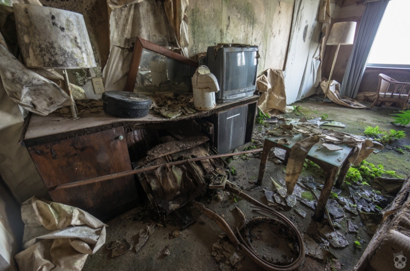 Hotel abandonado en Japón