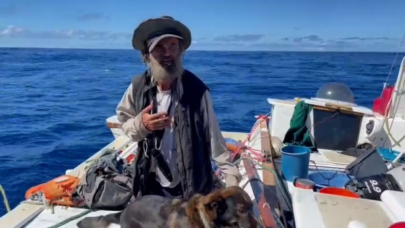 How an Australian and his dog survived two months in the open ocean