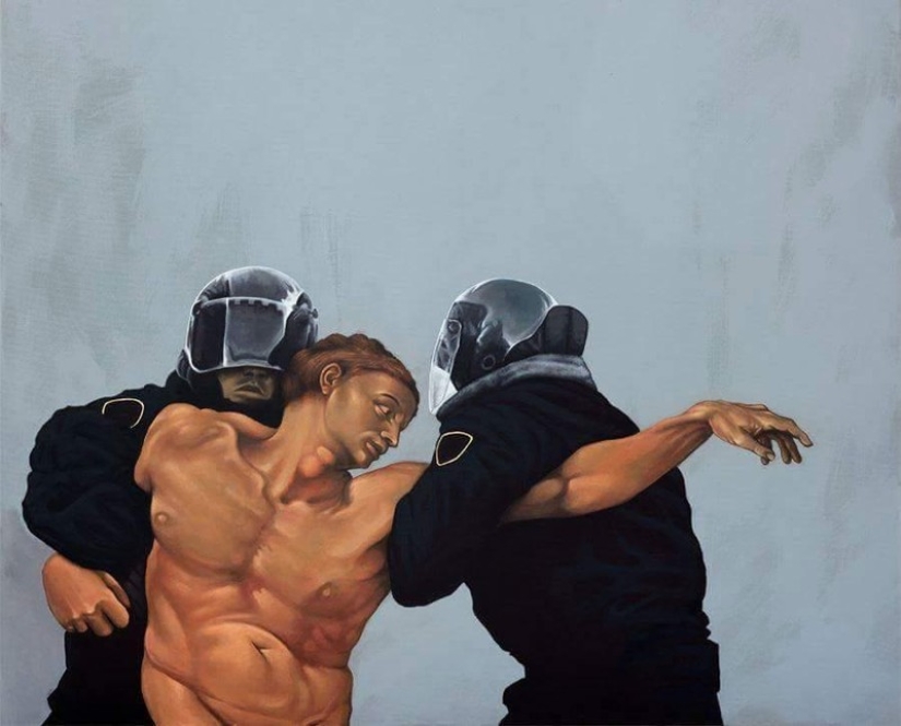 How angels and nymphs from classical paintings ended up in the modern urban landscape How angels and nymphs from classical paintings ended up in the modern urban landscape