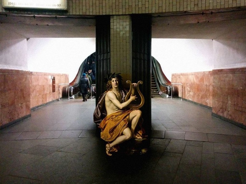 How angels and nymphs from classical paintings ended up in the modern urban landscape How angels and nymphs from classical paintings ended up in the modern urban landscape
