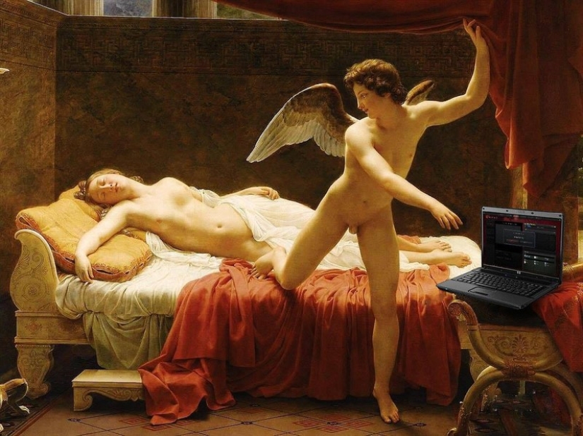 How angels and nymphs from classical paintings ended up in the modern urban landscape How angels and nymphs from classical paintings ended up in the modern urban landscape