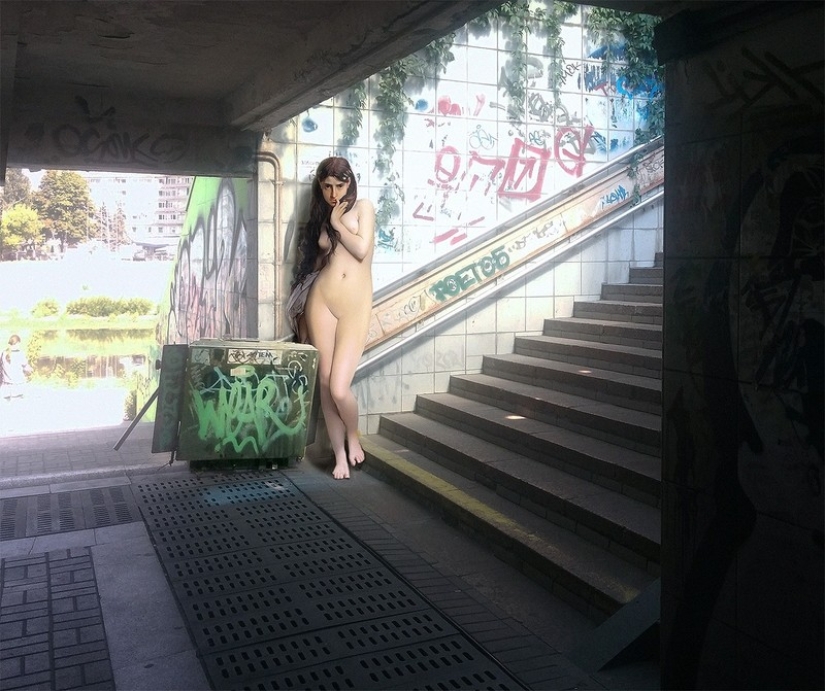 How angels and nymphs from classical paintings ended up in the modern urban landscape How angels and nymphs from classical paintings ended up in the modern urban landscape