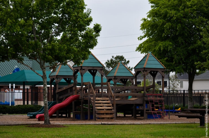 How are residential areas in the US How are residential areas in the US