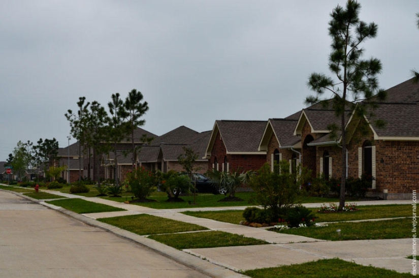 How are residential areas in the US How are residential areas in the US