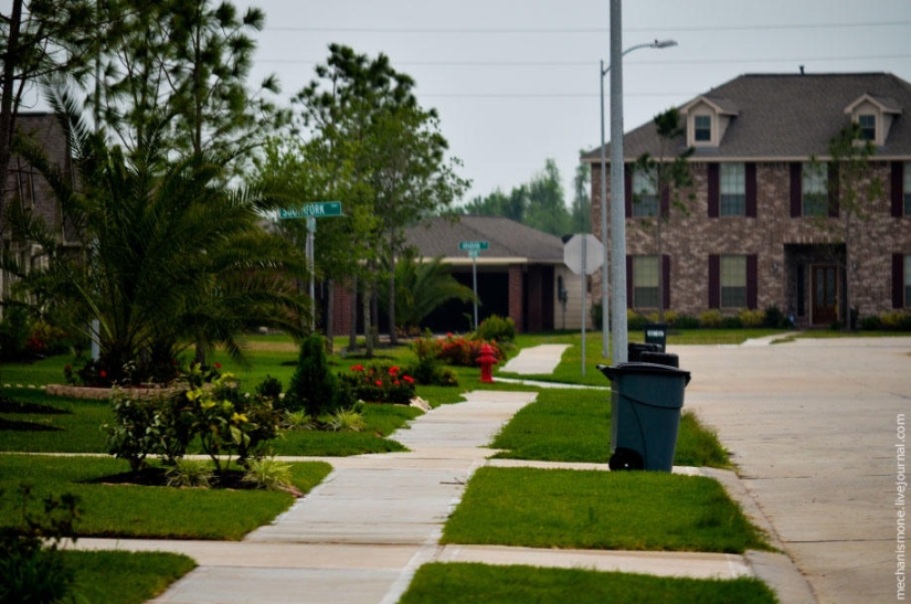 How are residential areas in the US How are residential areas in the US