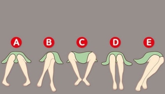 How are your legs in a sitting position? That's what your posture says about your personality!