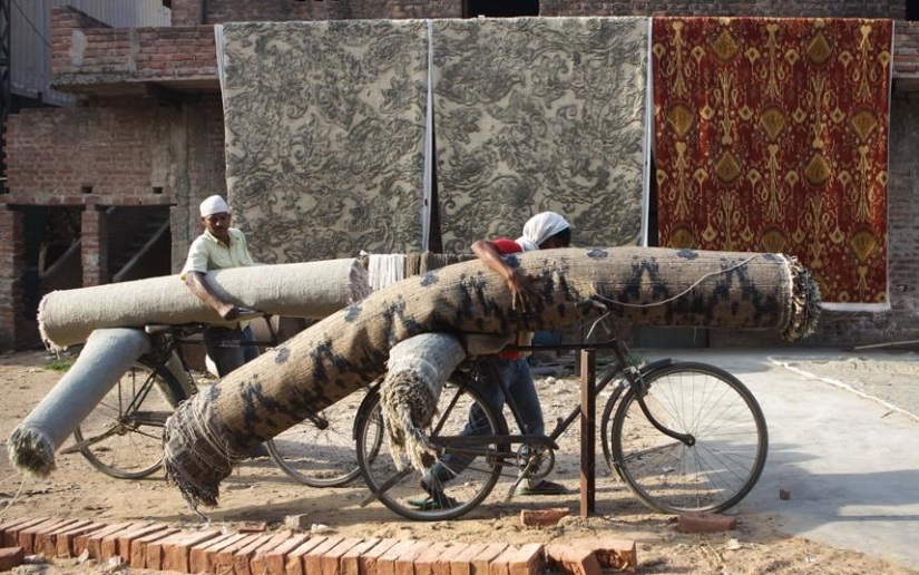 How carpets are made in India