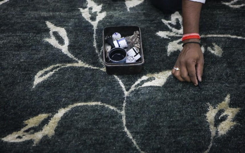 How carpets are made in India