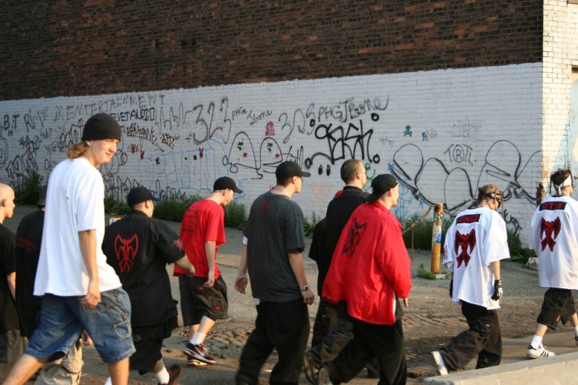 How do the inhabitants of the Detroit suburbs live?