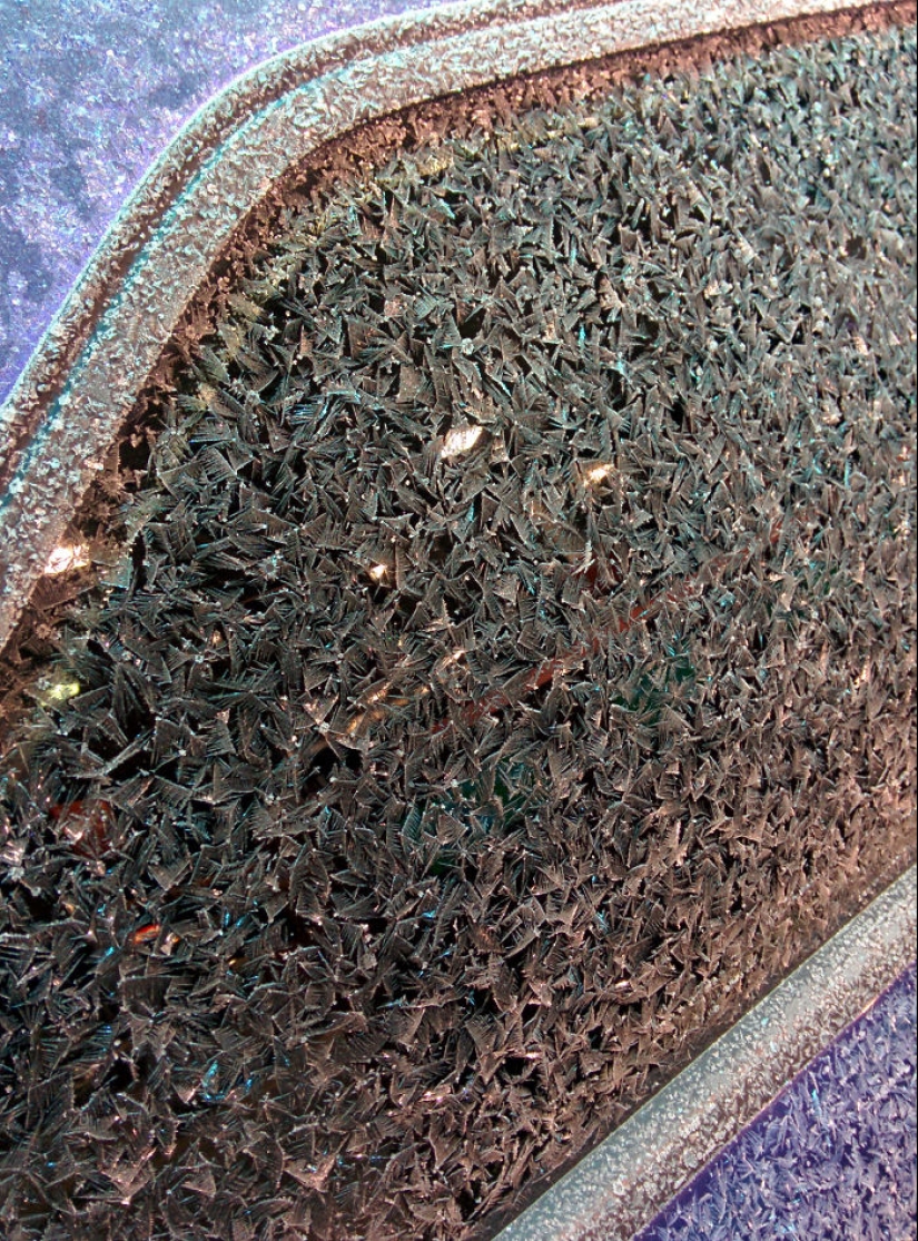 How frost turns cars into art objects How frost turns cars into art objects