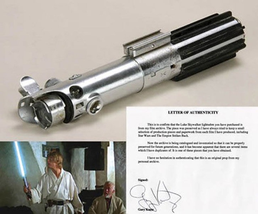 How much did iconic items from famous Hollywood blockbusters sell for?