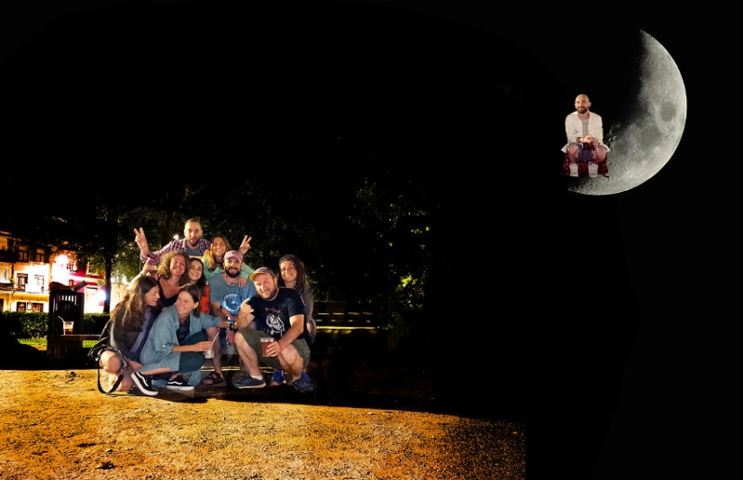 How Our Friend Once Went To The Moon – 12 Hilarious Photo Manipulations We Made