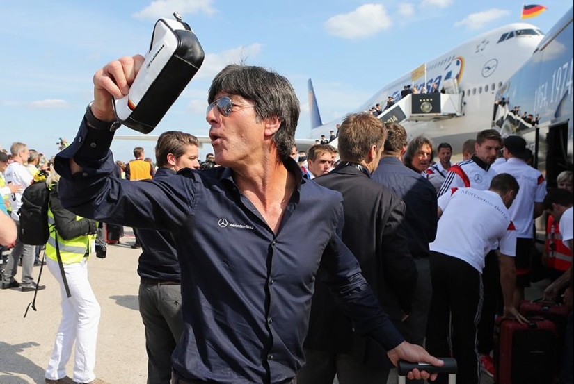 How the winners of the 2014 World Cup were met in Berlin How the winners of the 2014 World Cup were met in Berlin