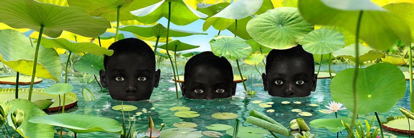 Hypnotizing Digital Children by Ruud Van Empel