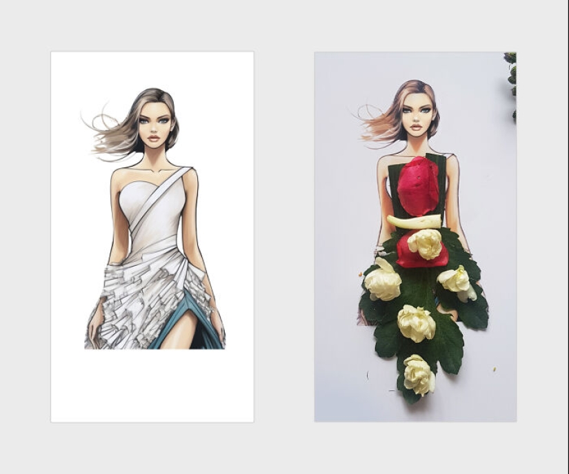 I Add Flower Petals And Leaves To Beautiful Illustrations, Here’s The Result (14 Pics) I Add Flower Petals And Leaves To Beautiful Illustrations, Here’s The Result (14 Pics)