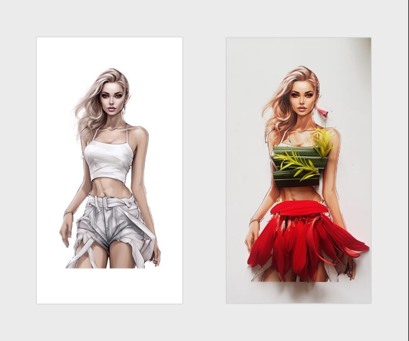 I Add Flower Petals And Leaves To Beautiful Illustrations, Here’s The Result (14 Pics) I Add Flower Petals And Leaves To Beautiful Illustrations, Here’s The Result (14 Pics)