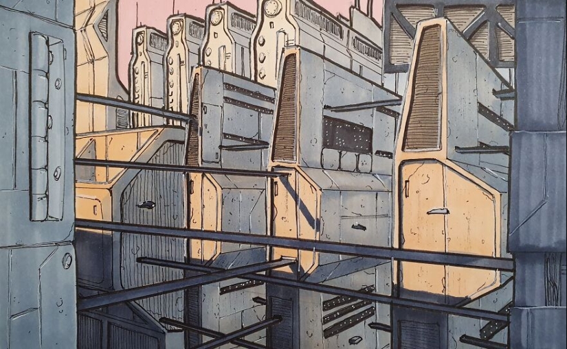 I Am Passionate About Retro-Futurism, Here Are My 10 Sketches Of The Nostalgic Future