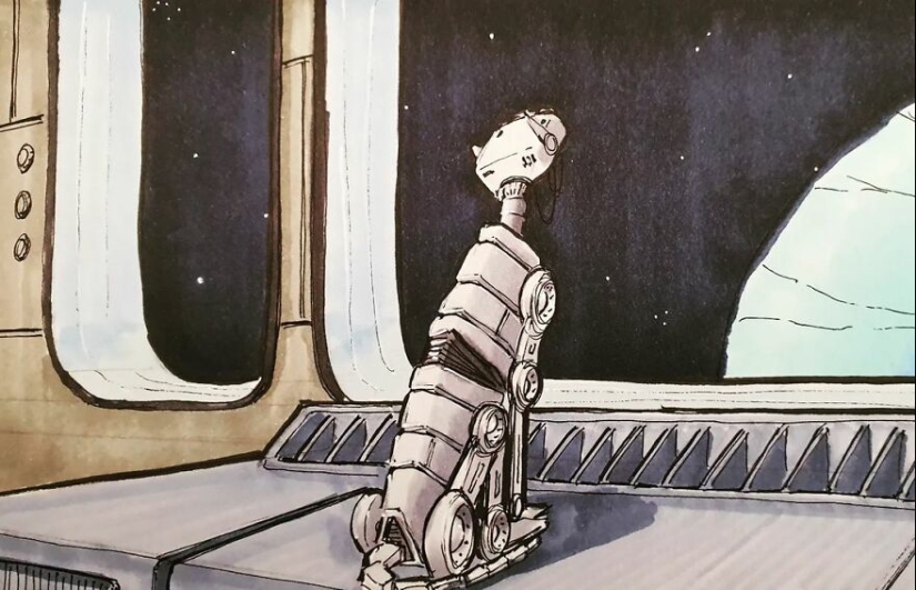 I Am Passionate About Retro-Futurism, Here Are My 10 Sketches Of The Nostalgic Future