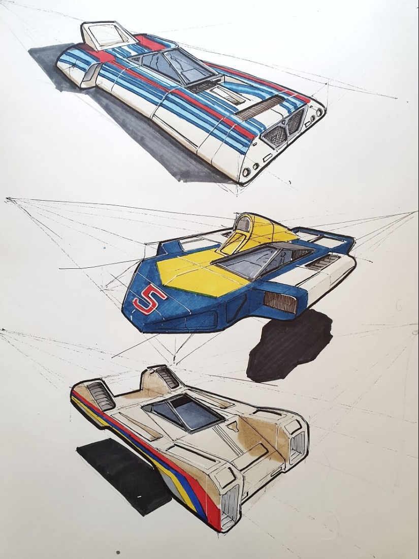I Am Passionate About Retro-Futurism, Here Are My 10 Sketches Of The Nostalgic Future