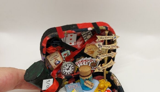 I Create Miniatures, And Here Are 9 Tiny Suitcases Representing Book Characters That I Love