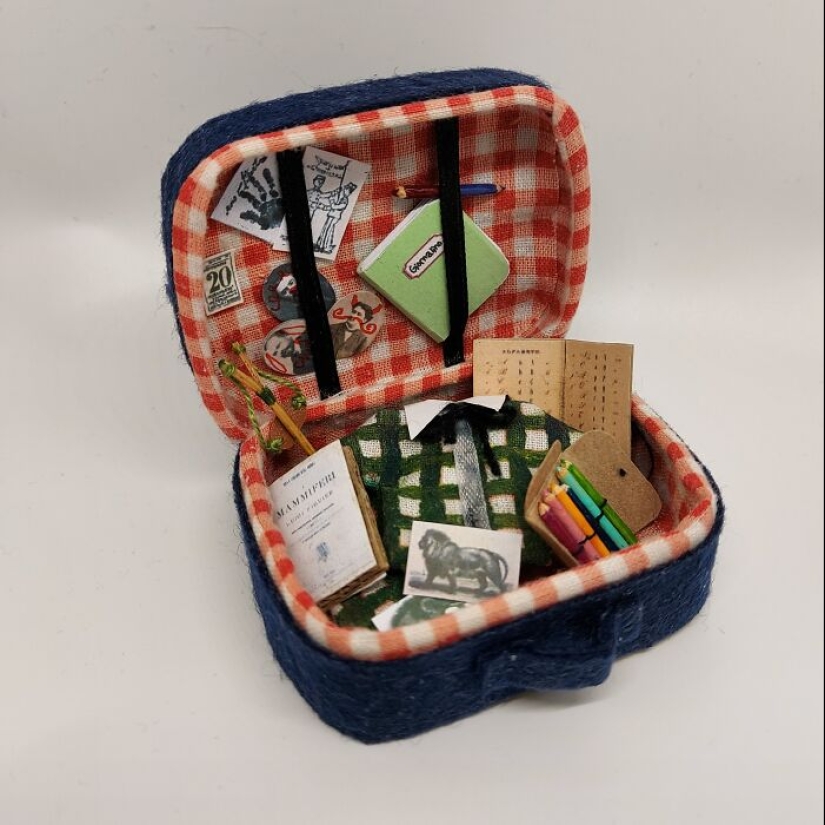 I Create Miniatures, And Here Are 9 Tiny Suitcases Representing Book Characters That I Love