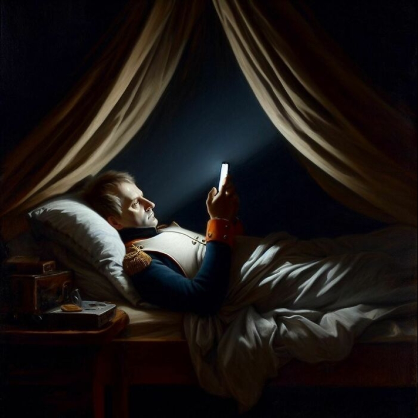 I Created Images Of The Most Influential People In History, Staring Blankly At Smartphones I Created Images Of The Most Influential People In History, Staring Blankly At Smartphones