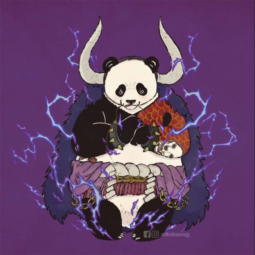 I Draw Illustrations Of Pandas, Here Is The Halloween Edition