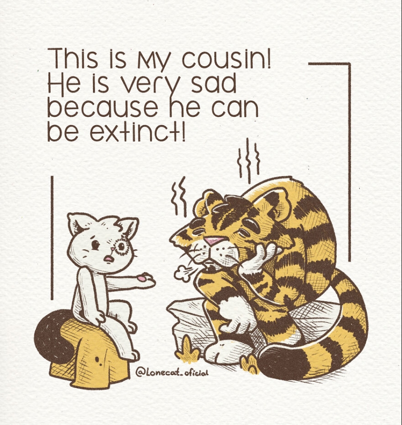 I Made 12 New Illustrations About An Introverted Cat Showing That It’s Ok To Be Alone Sometimes