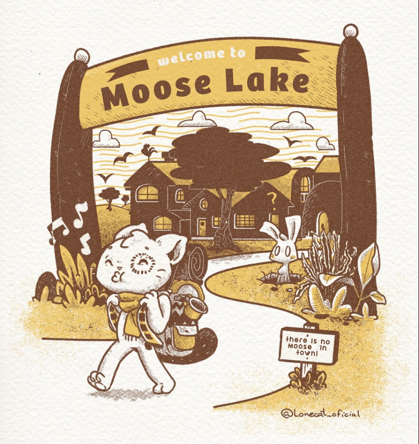 I Made 12 New Illustrations About An Introverted Cat Showing That It’s Ok To Be Alone Sometimes