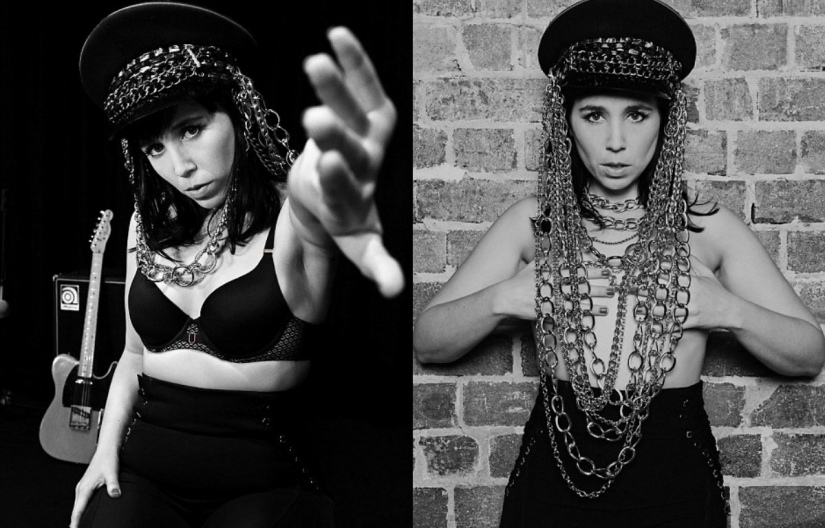 I touch myself: candid photo shoot of rock singers in support of breast cancer patients