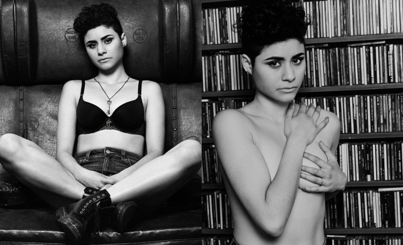 I touch myself: candid photo shoot of rock singers in support of breast cancer patients