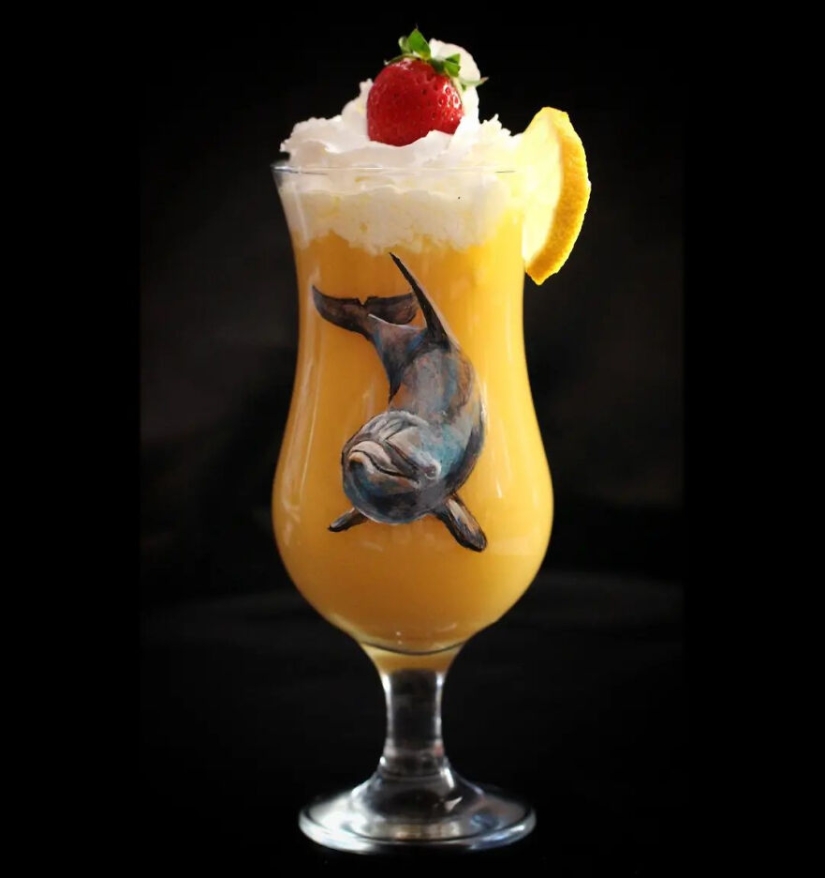 I Use Various Glassware For Painting Hyperrealistic Animals And Here Are 20 Photos Of Them (New Pics)