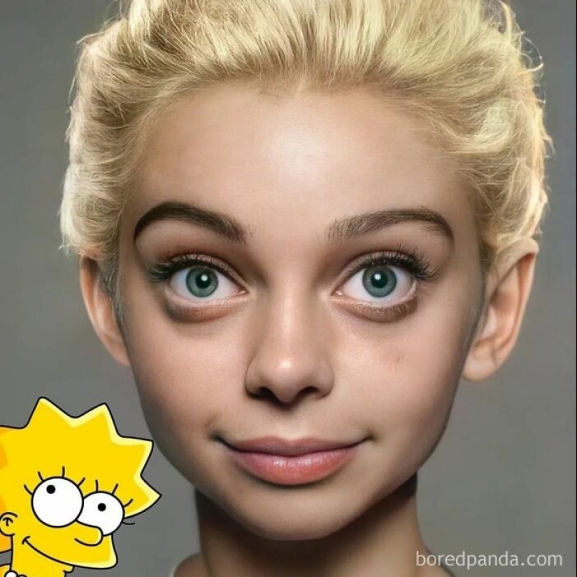 I Used AI And Photoshop To Recreate The Simpsons Characters As If They Existed In Real Life (15 Pics)