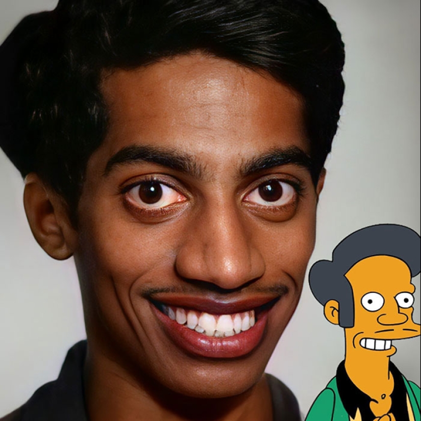 I Used AI And Photoshop To Recreate The Simpsons Characters As If They Existed In Real Life (15 Pics)