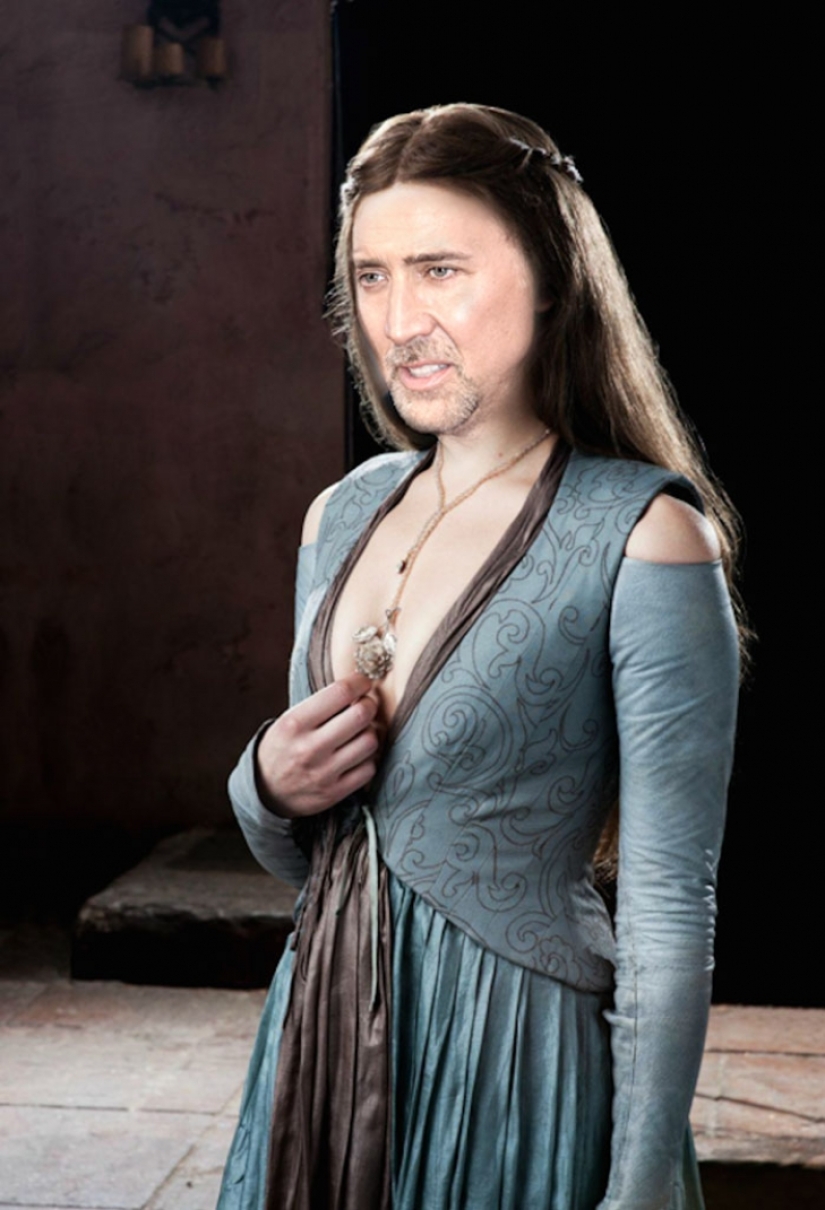 If Nicolas Cage played all the roles in the "Game of Thrones" If Nicolas Cage played all the roles in the "Game of Thrones"