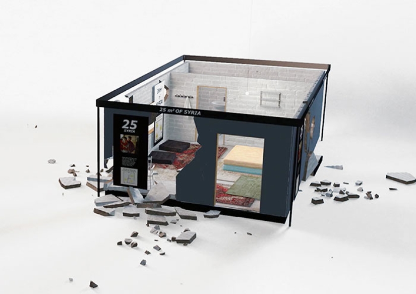 IKEA reprodujo la casa siria como parte de una campaña social