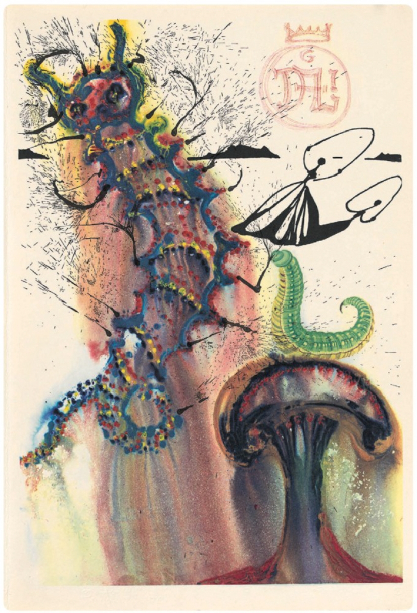 Ilustraciones desconocidas de Salvador Dalí para Alicia en el país de las Maravillas