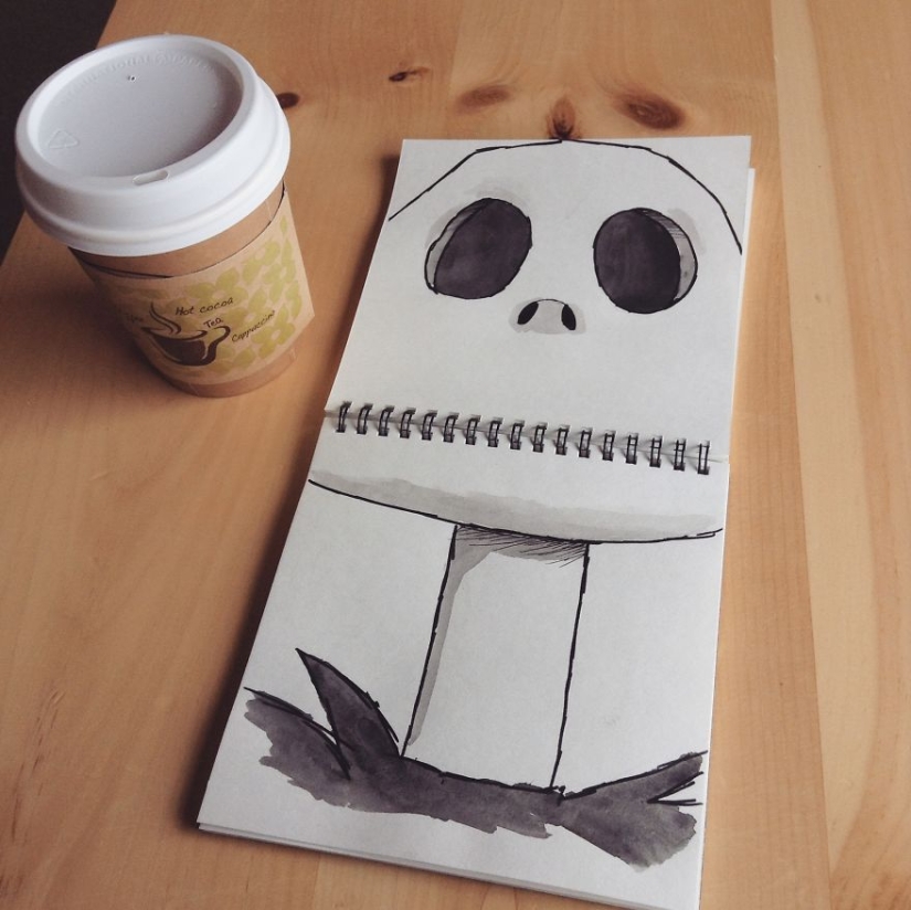 Ilustraciones súper divertidas con objetos comunes Ilustraciones súper divertidas con objetos comunes