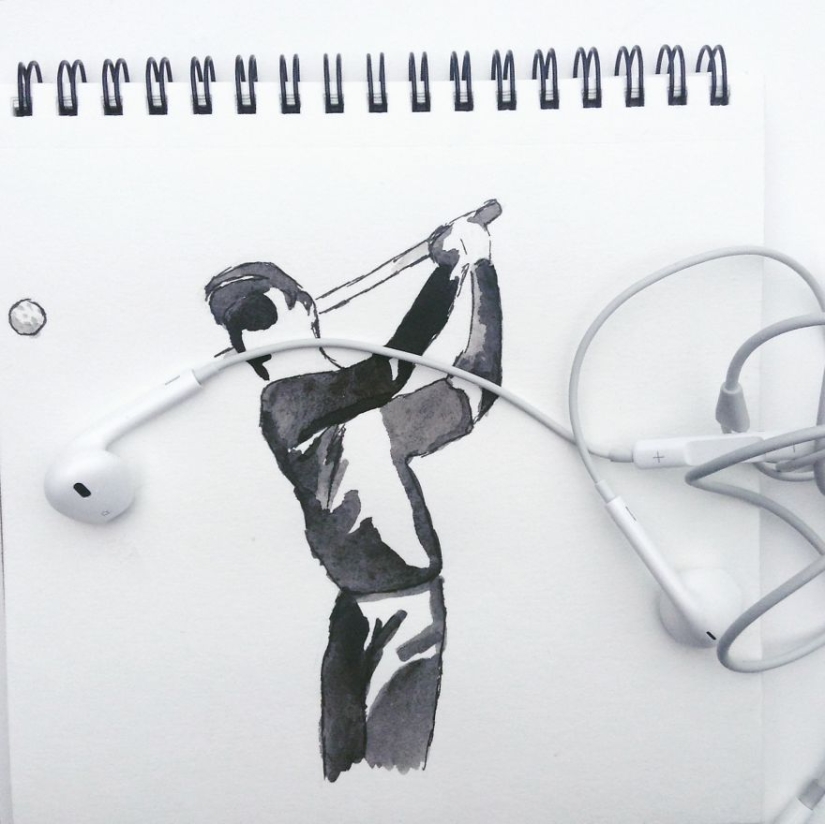 Ilustraciones súper divertidas con objetos comunes Ilustraciones súper divertidas con objetos comunes