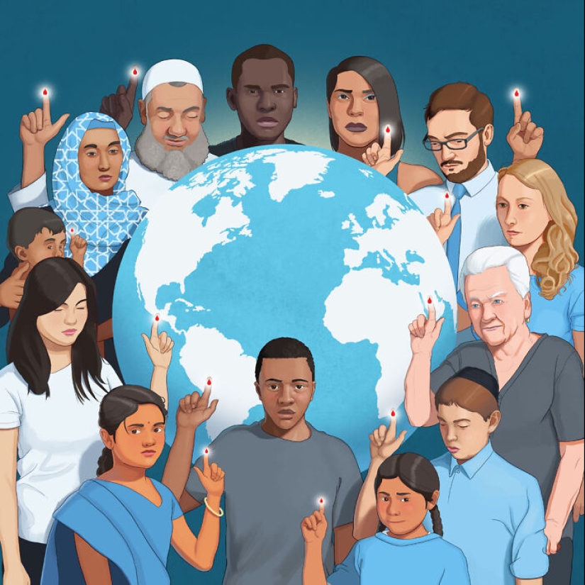 Ilustro los problemas de la sociedad moderna, y aquí están mis 11 trabajos más recientes (Parte 2)