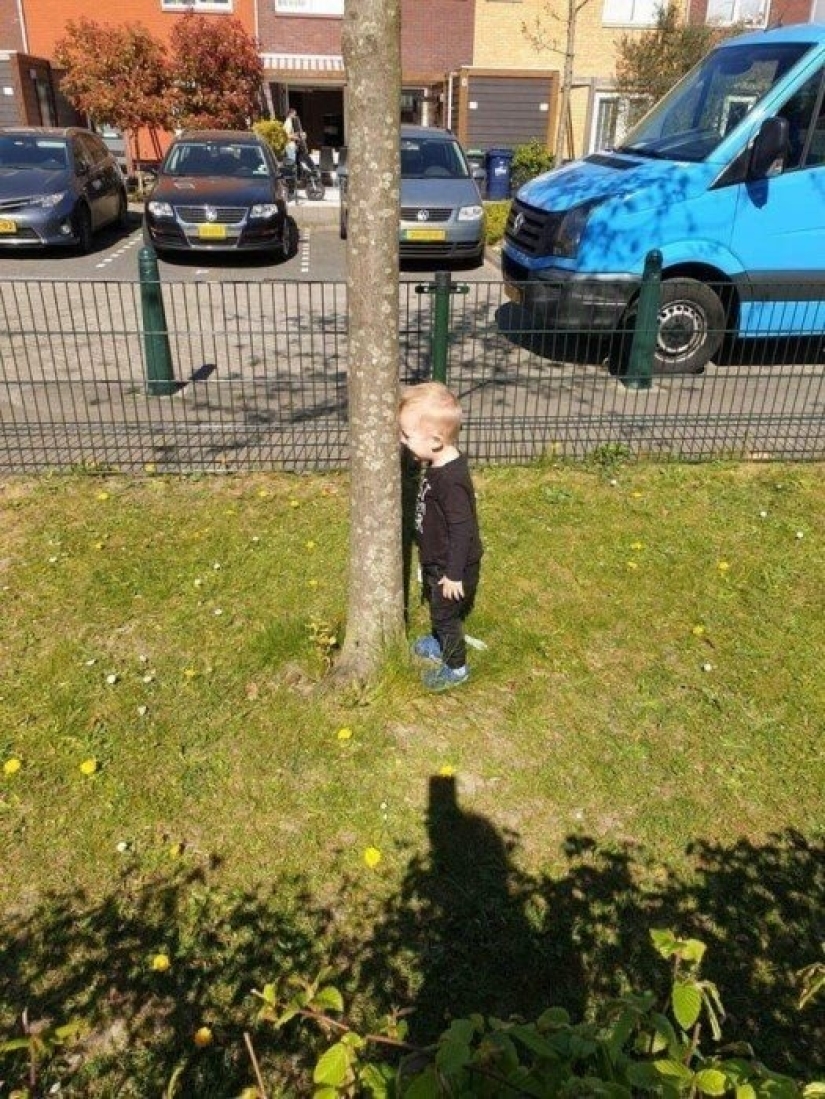 I'm Going To Seek: 13 Adorable Toddlers Playing Hide And Seek
