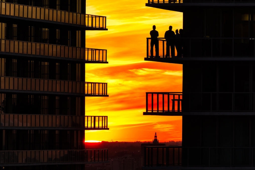 Impresionantes cielos sobre Miami Impresionantes cielos sobre Miami