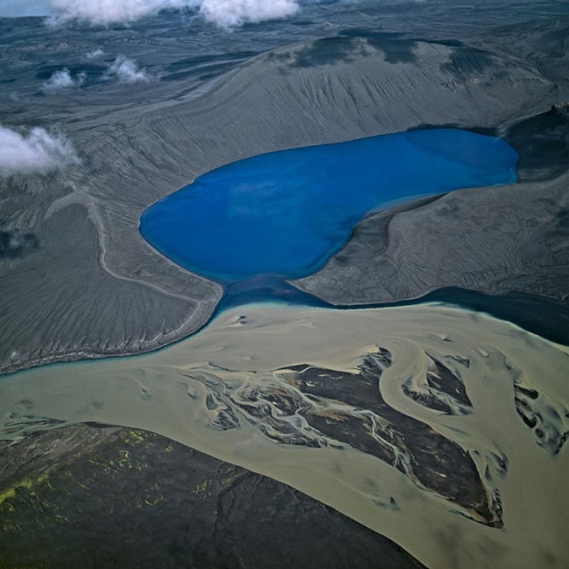 Impresionantes fotos de los cuerpos de agua de la Tierra desde el aire.