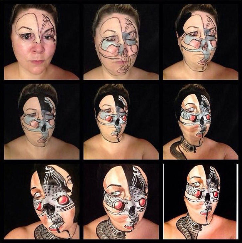 Impressive transformations with makeup from talented makeup artist Maria Malone