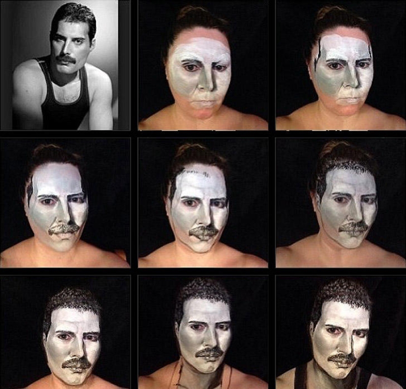 Impressive transformations with makeup from talented makeup artist Maria Malone