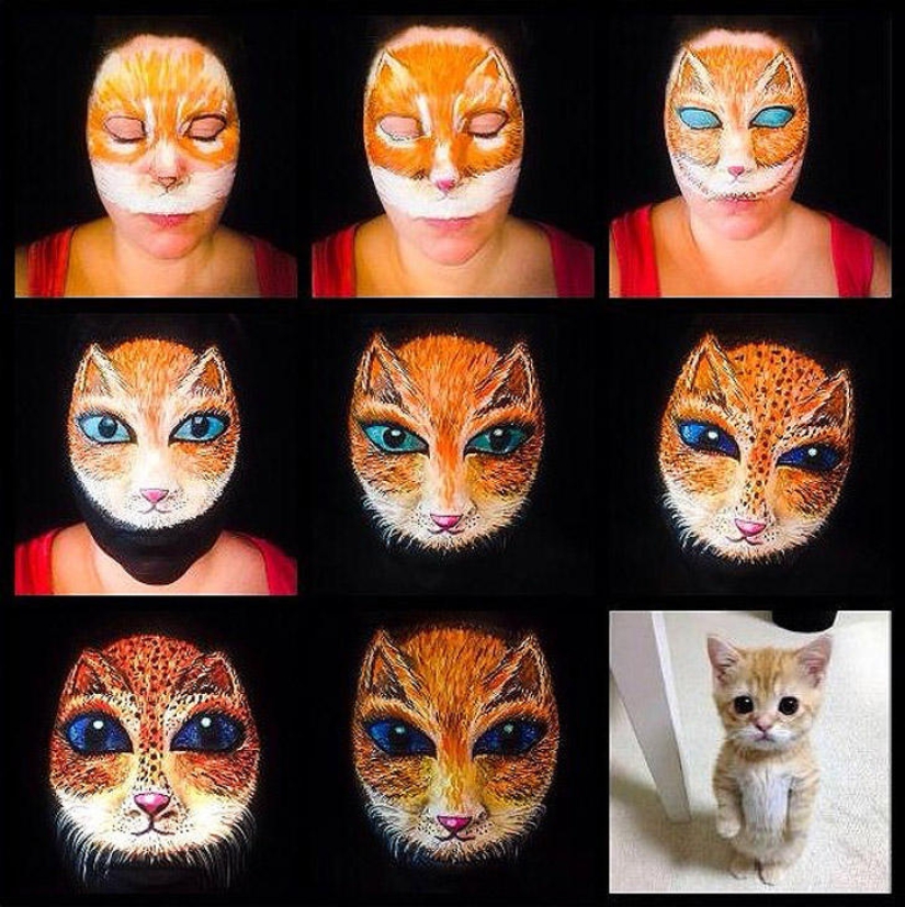 Impressive transformations with makeup from talented makeup artist Maria Malone